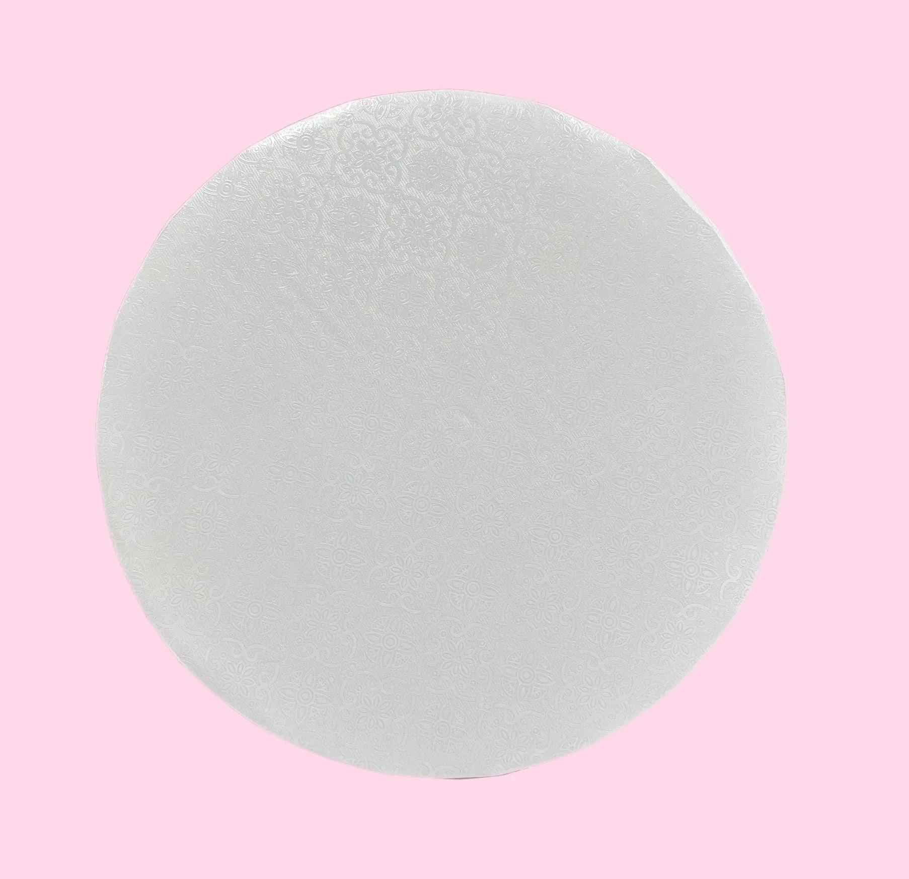 12" White Wrap Around