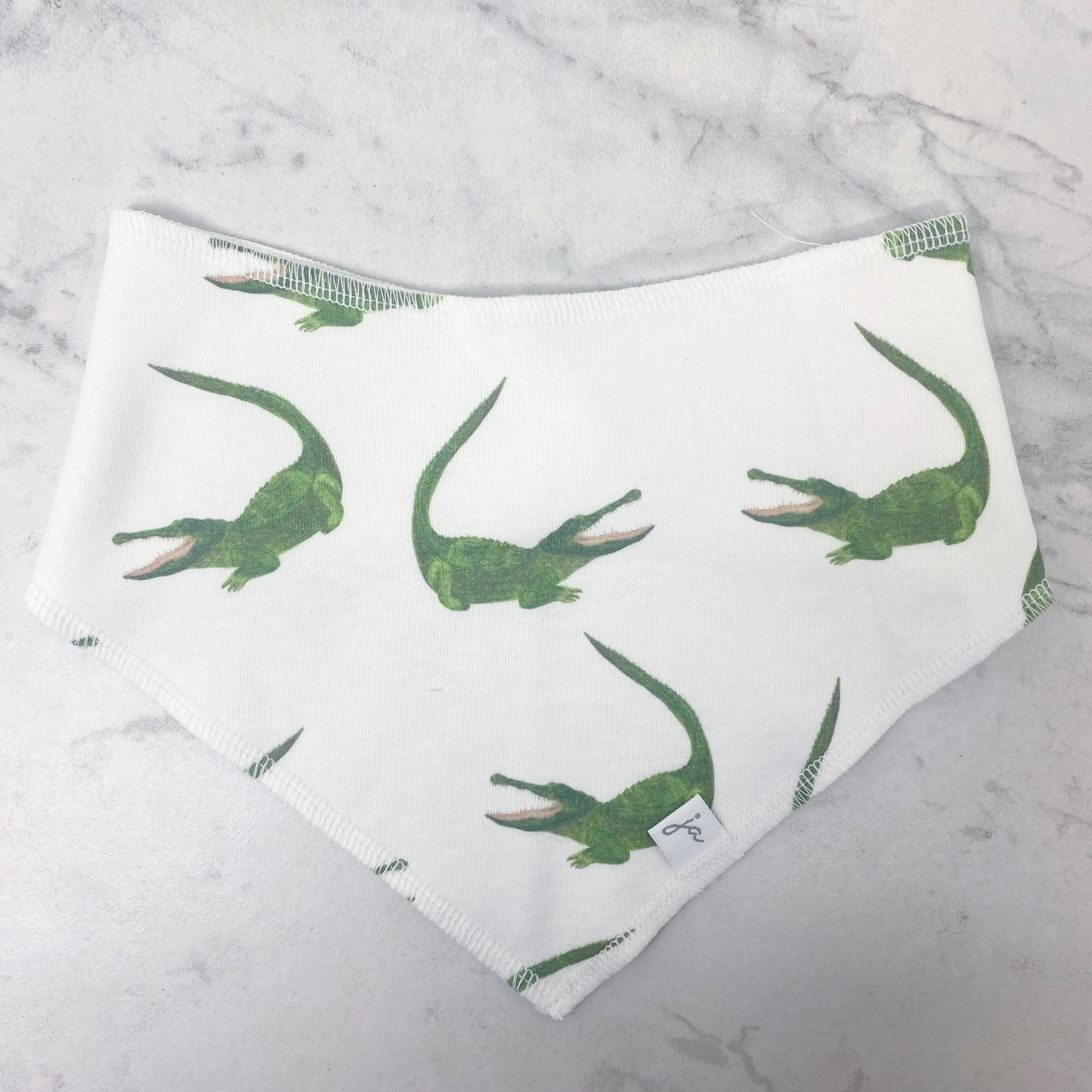 Alligator Organic Bandana Bib