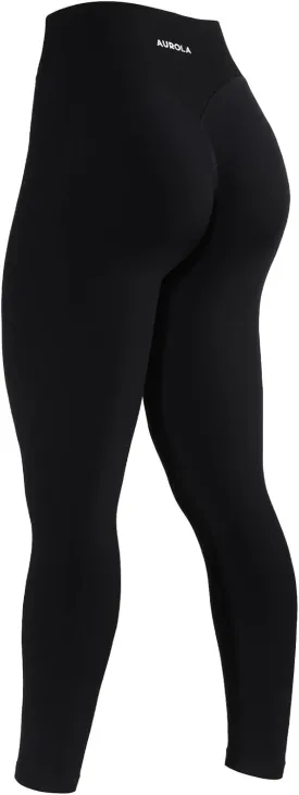 AUROLA Impressive Women Workout Leggings High Waist Yoga Pants, Seamless Running Athletic Leggings for Women