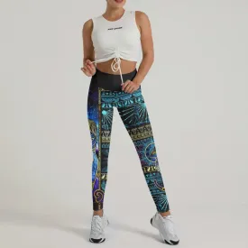 Bastet Galaxy Leggings