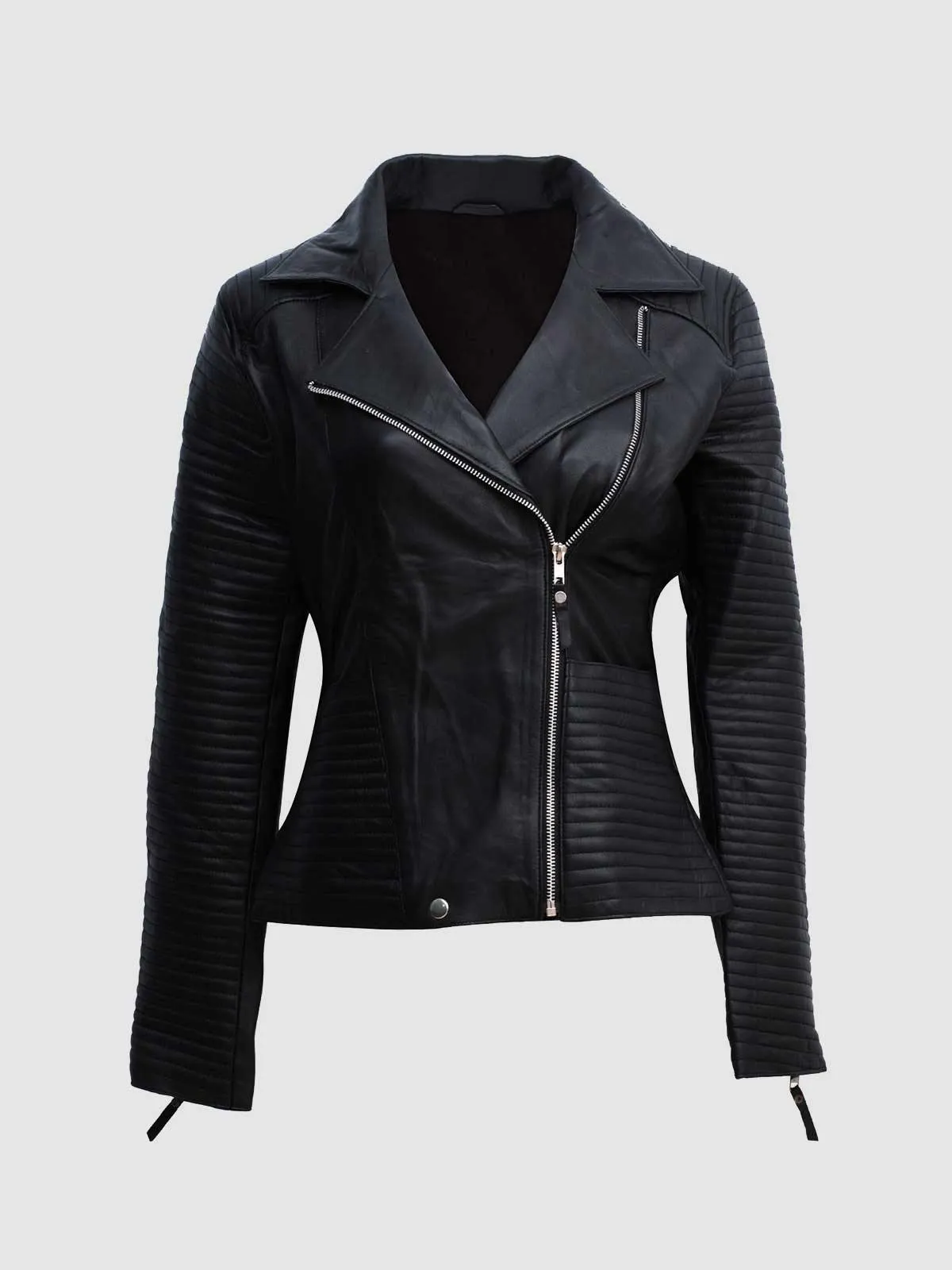 Black Leather Biker Jacket
