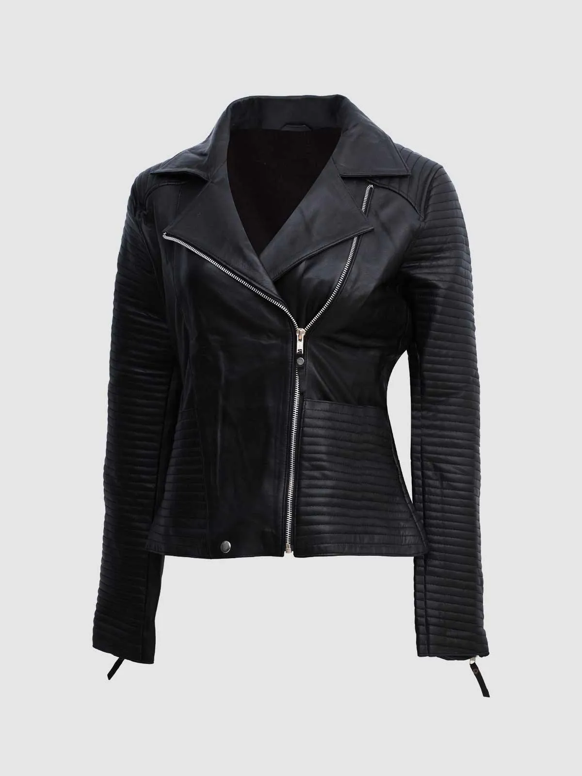 Black Leather Biker Jacket
