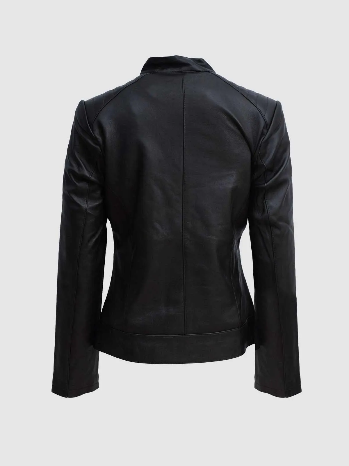 Black Leather Biker Jacket