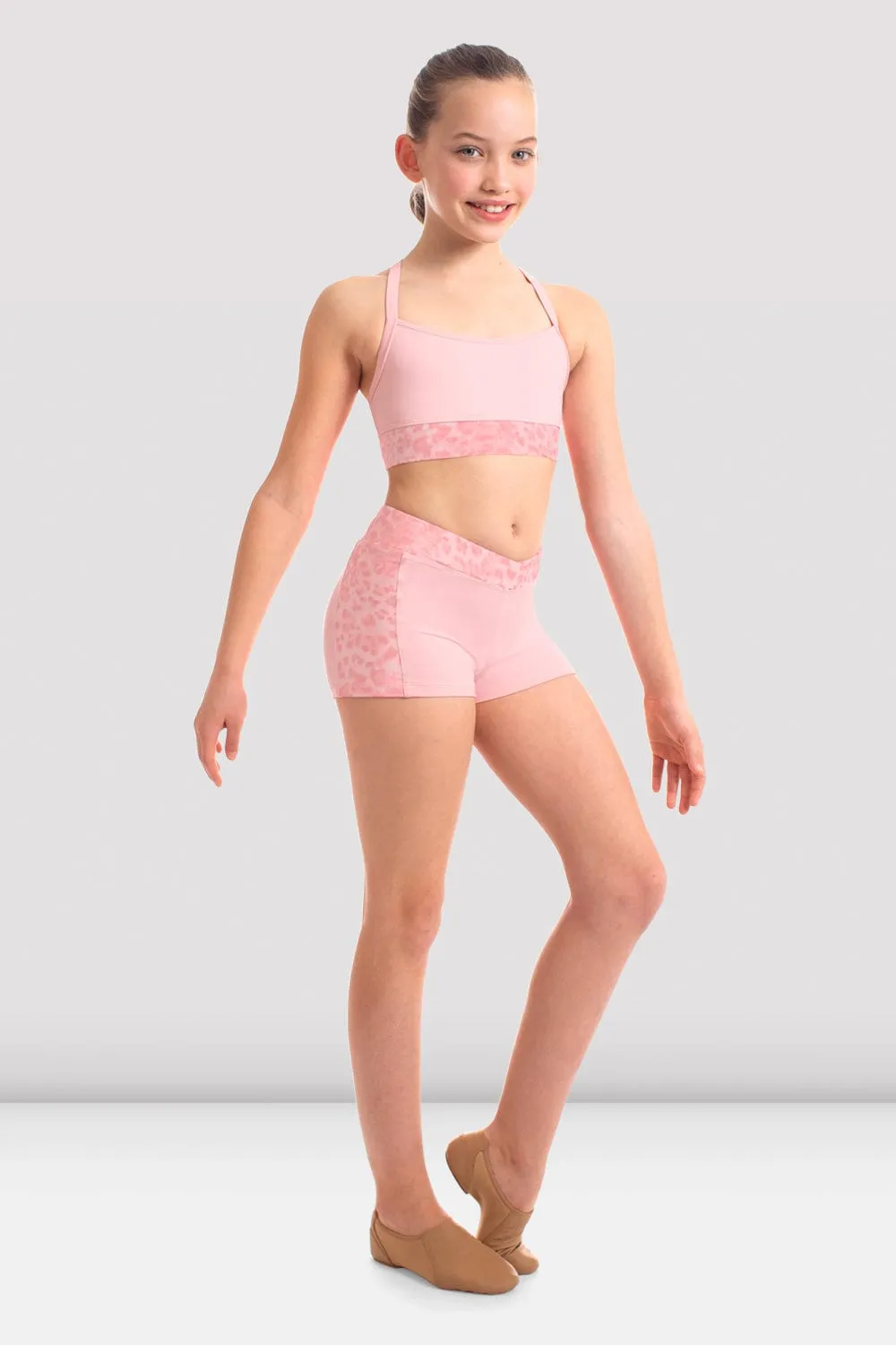 Bloch FR5068C Childrens Animal Print Shorts