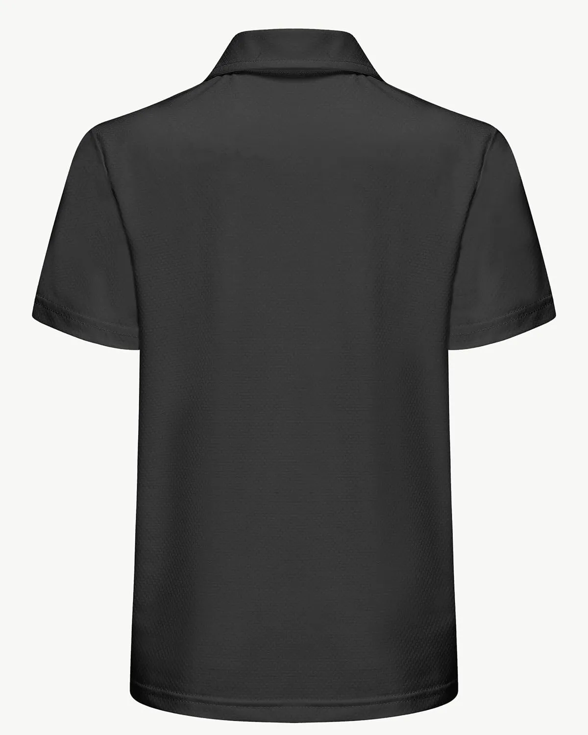 Boys' Performance Polo Shirt - Golf Grid Short Sleeve Collar Shirts Youth Stretch Quick Dry Lightweight Athletic UPF50 