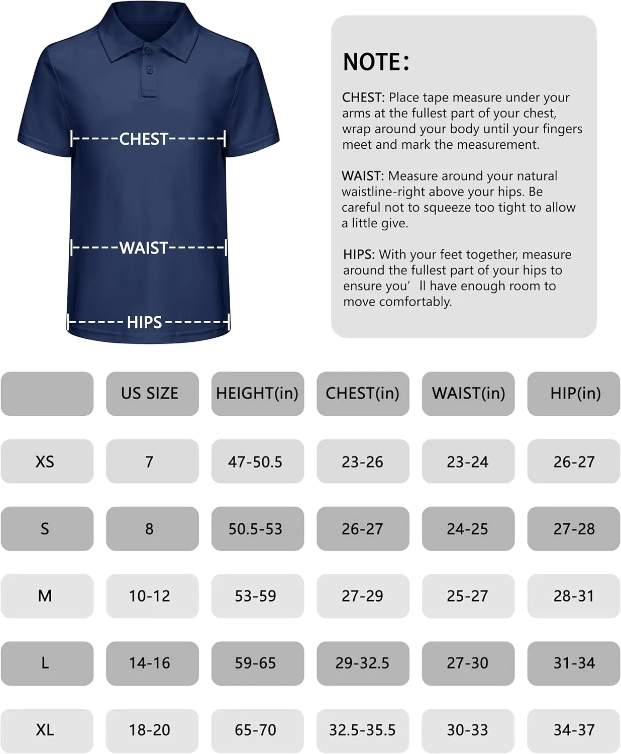 Boys' Performance Polo Shirt - Golf Grid Short Sleeve Collar Shirts Youth Stretch Quick Dry Lightweight Athletic UPF50 