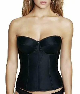 BT 0598 SATIN LONGLINE BUSTIER