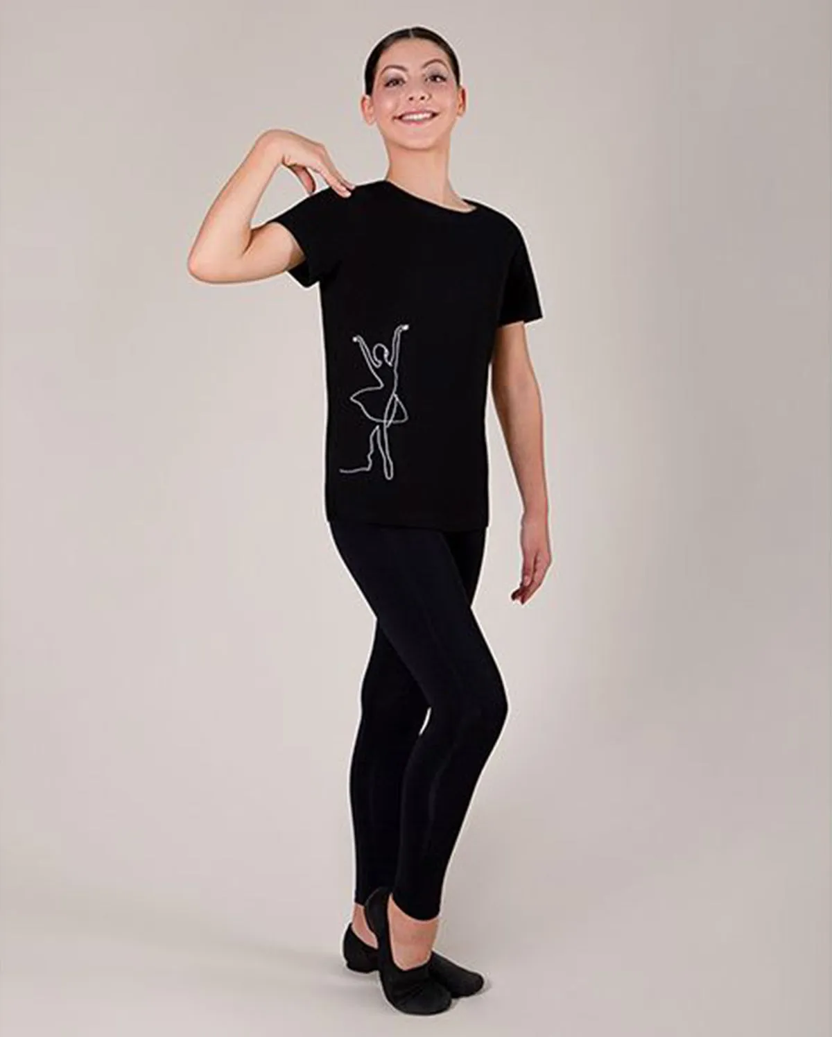 CLEARANCE, Energetiks Parker Tee - Child & Adults, BLACK