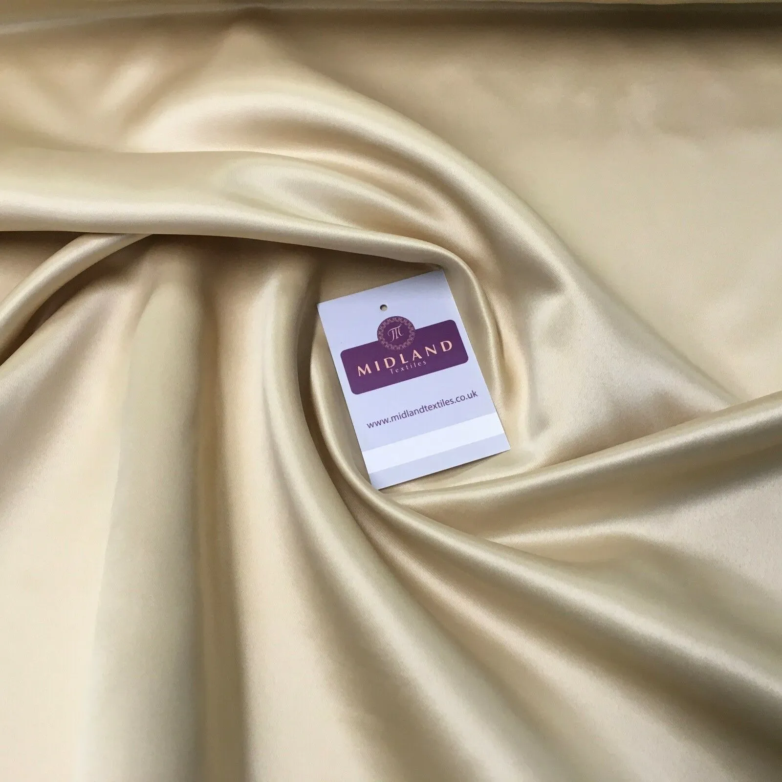 Duchess Bridal Matt satin Dress Fabric 100% Polyester 58" Wide M265