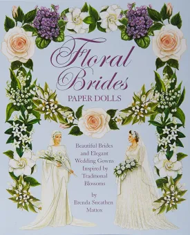 Floral Brides Paper Doll Book