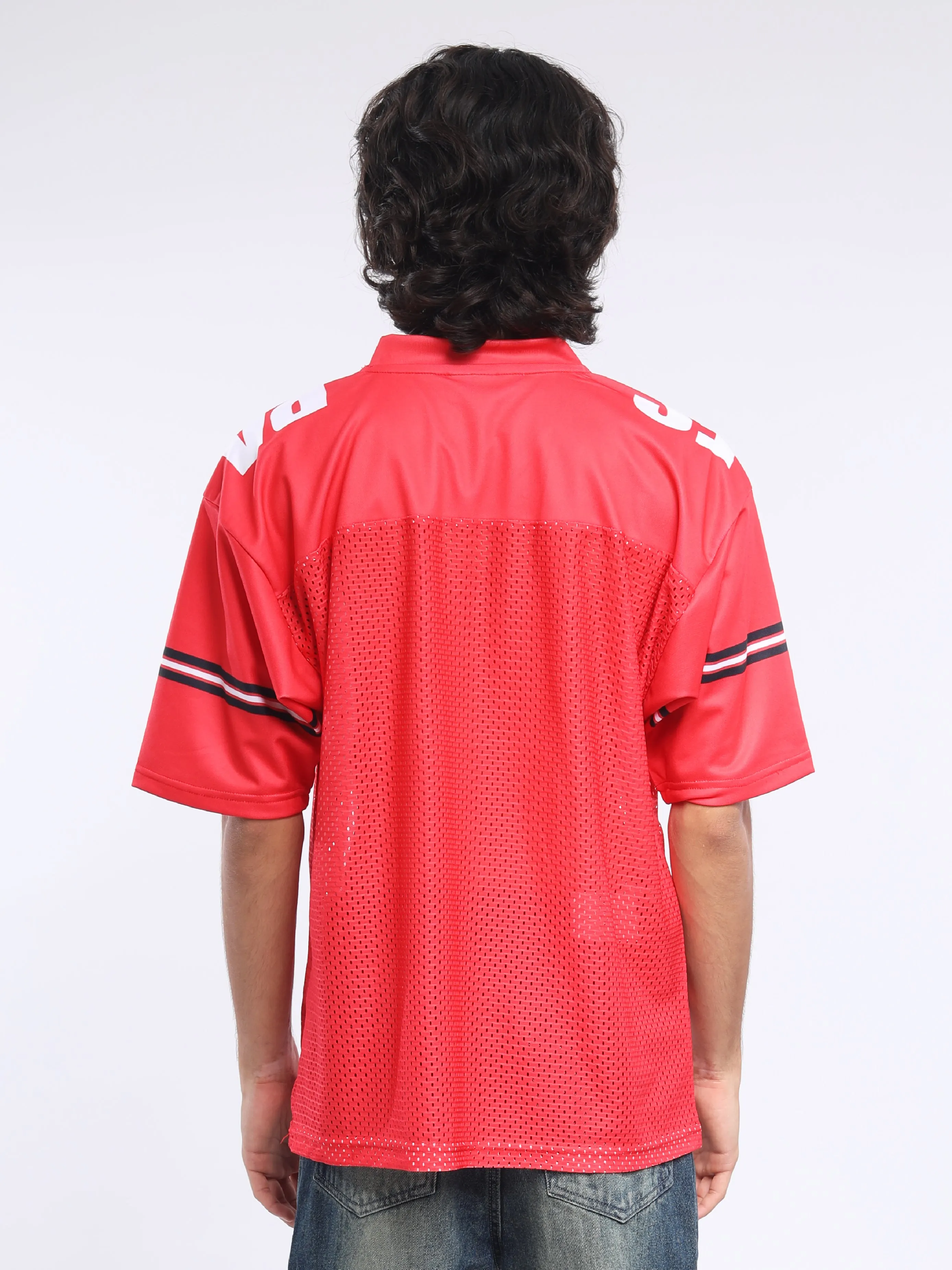 Griselda -  Baseball Printed Tshirt- Red
