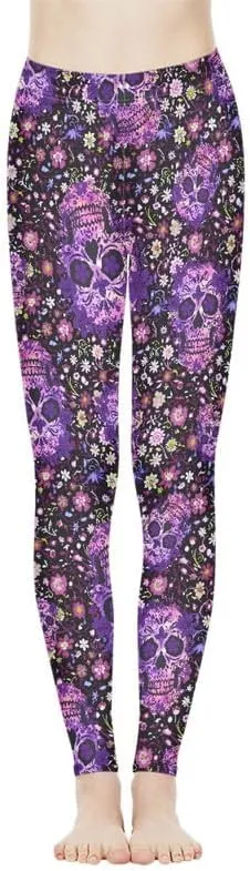 Irisjudy Pink Snake Skin Scrunch Butt Leggings Women Boho Skull Tummy Control Gym Yoga Pants Chinese Loong Running Leggings
