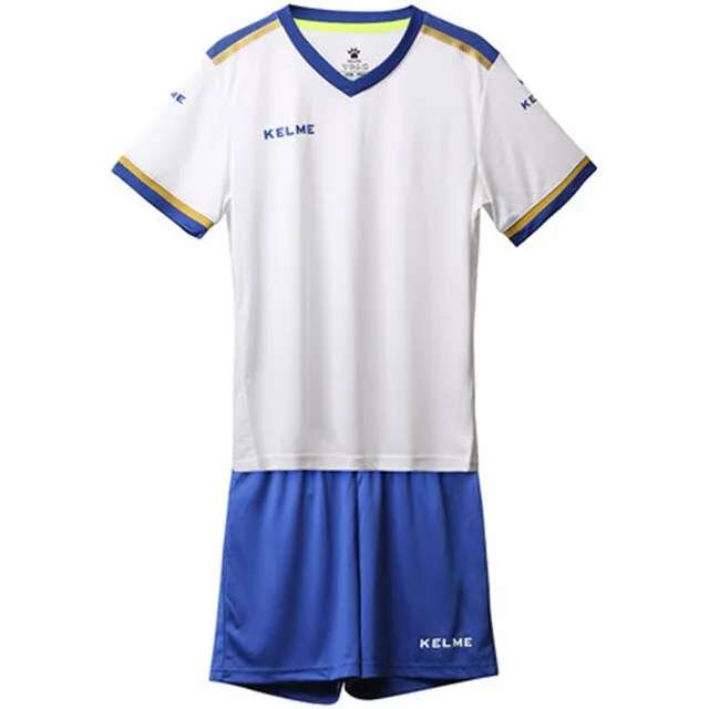 KELME Custom Kids Soccer Jersey Football Uniforms Training Suit Original Team Jersey Short Sleeve Breathable Child Boys 3873001