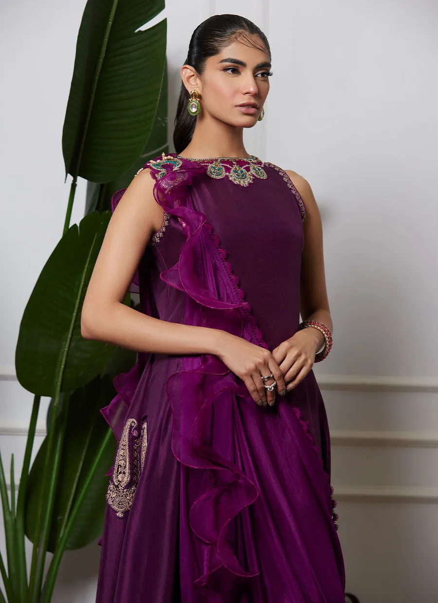 Lea Autumn Winter '23 - Rehema Shirt And Pre-Draped Dupatta
