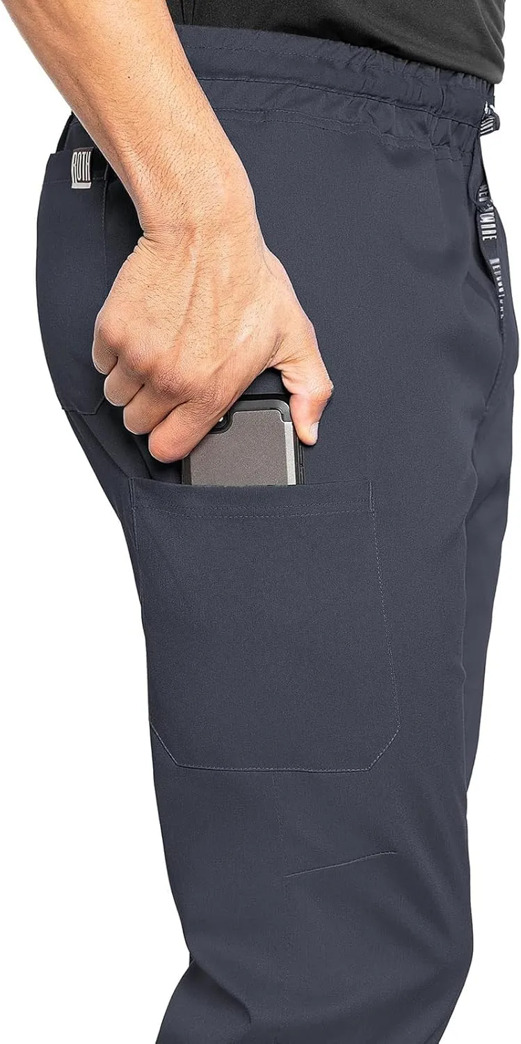 Med Couture Bowen Scrub Jogger Pants for Men - Perfect for Casual Wear and Active Lifestyles MC7777
