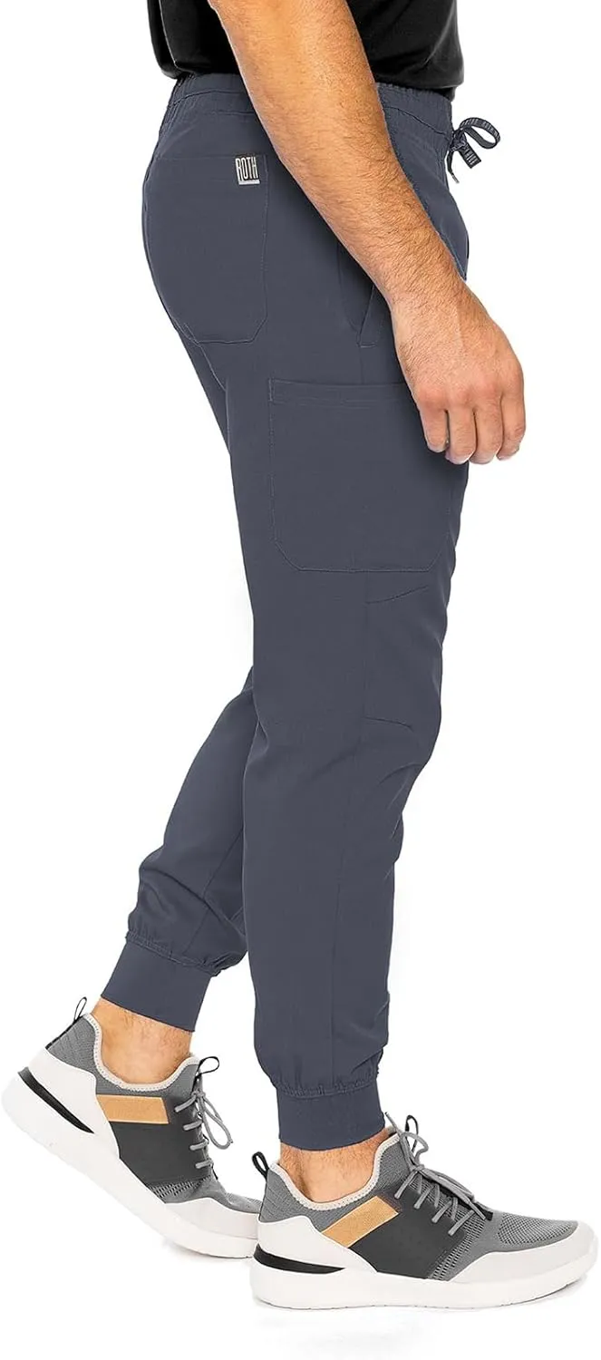 Med Couture Bowen Scrub Jogger Pants for Men - Perfect for Casual Wear and Active Lifestyles MC7777