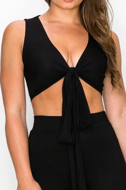 Mele Pants Set in Black