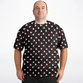 Mickey And Minnie Dots Unisex Plus-size T-Shirt