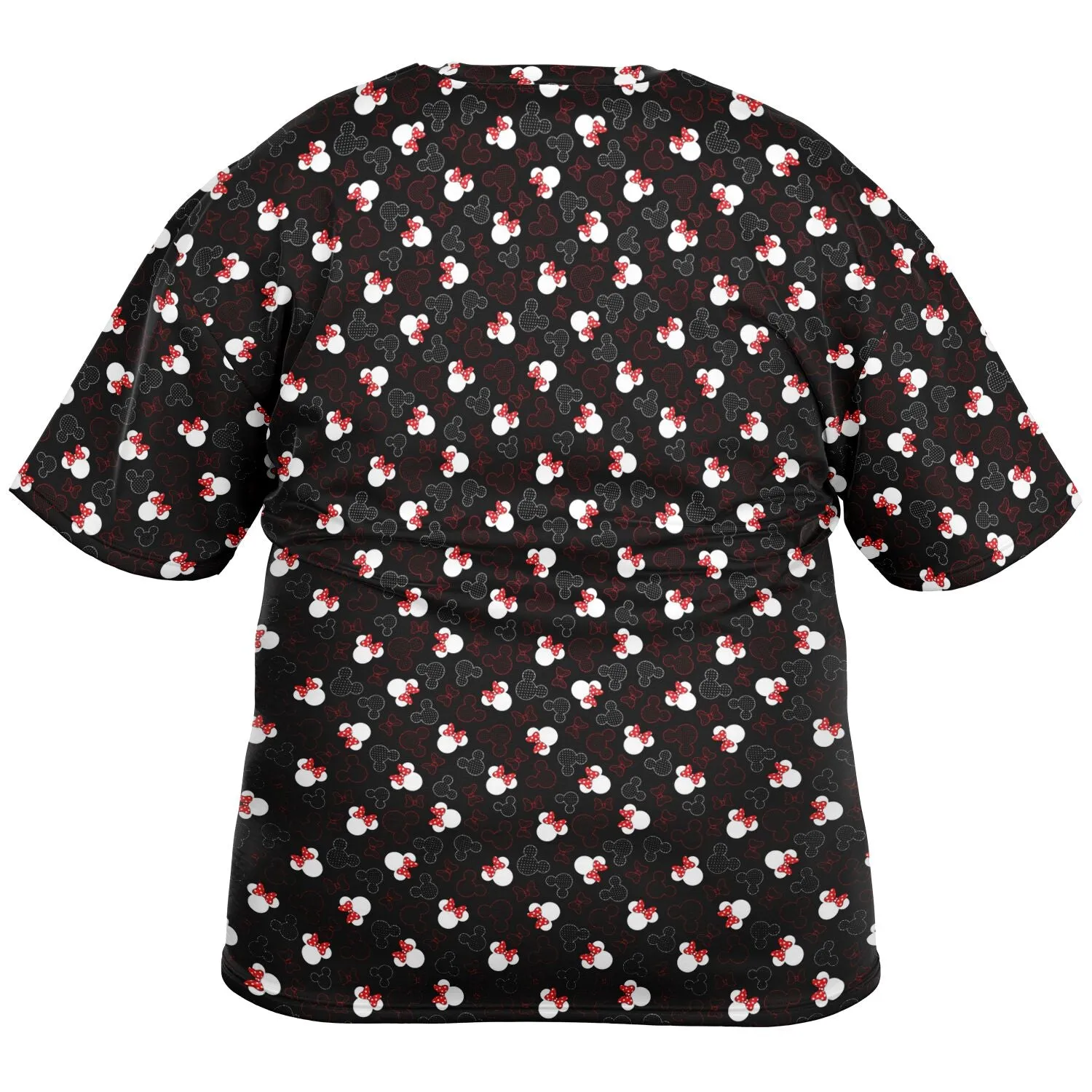 Mickey And Minnie Dots Unisex Plus-size T-Shirt