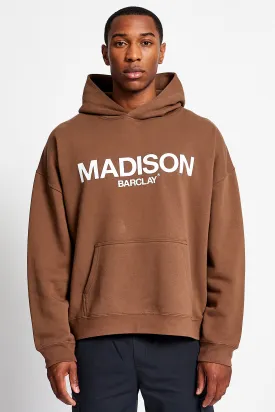 Ocean Av Hoodie - Chocolate