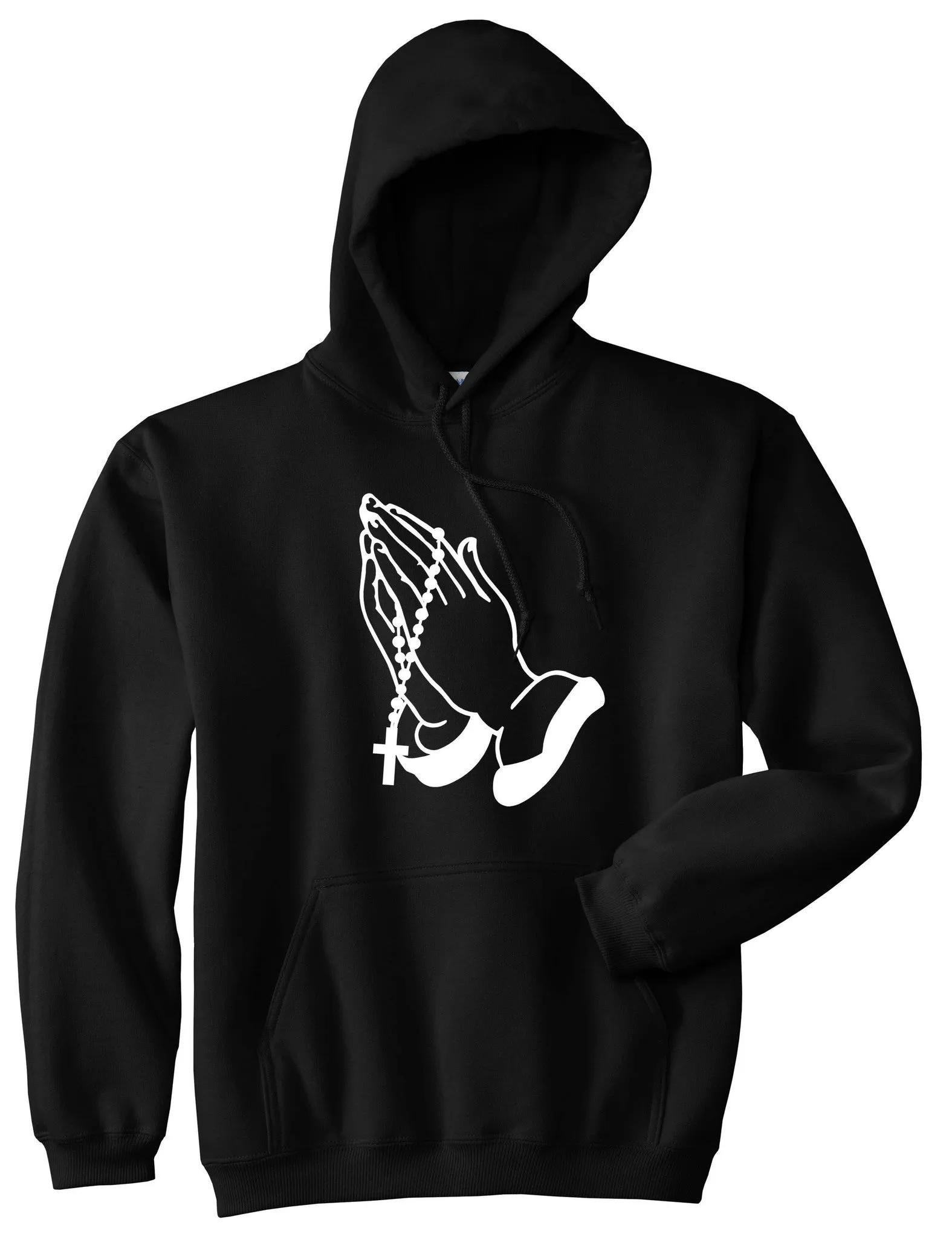 Prayer Hands Praying Rosary Pullover Hoodie Hoody