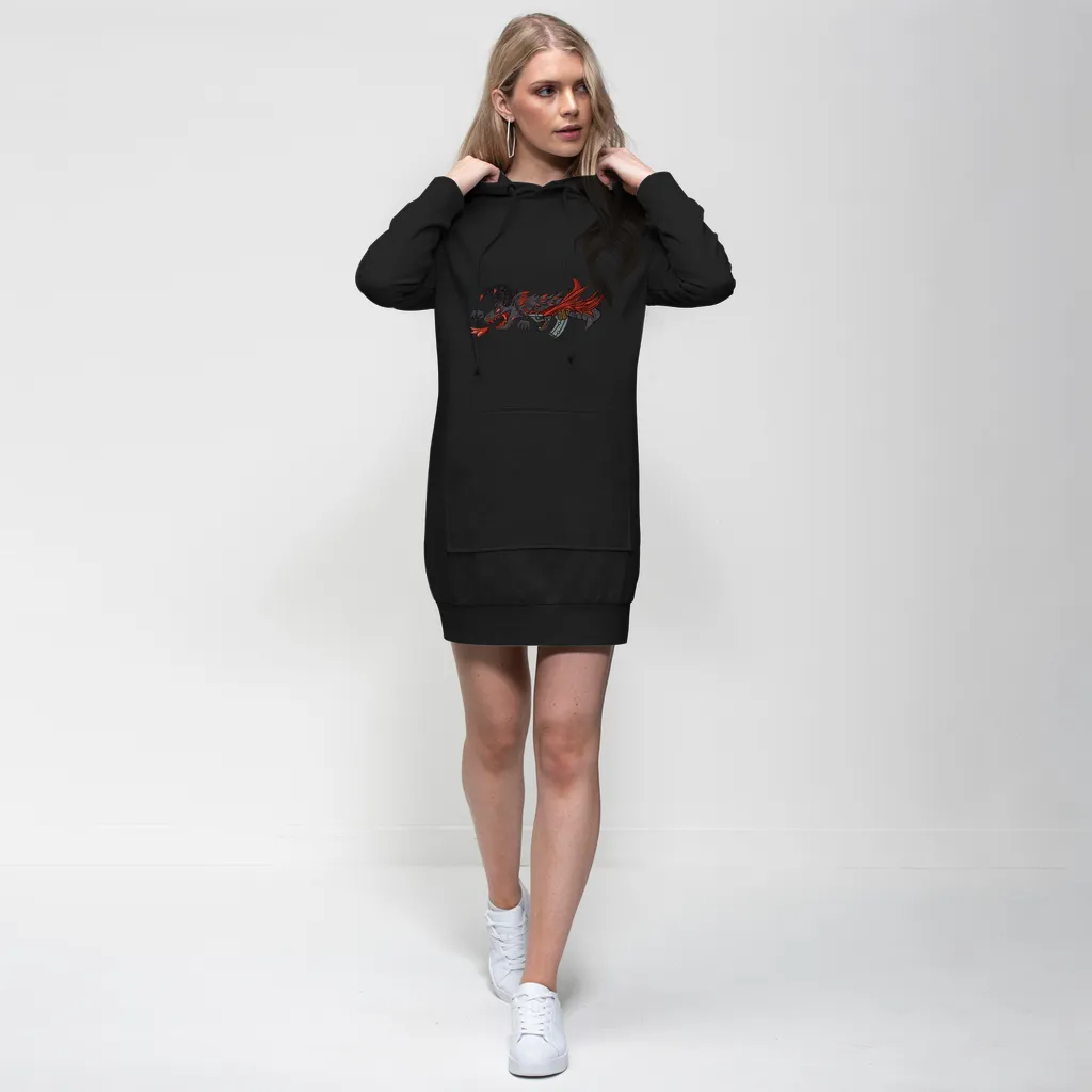 RedDragonGun Premium Adult Hoodie Dress