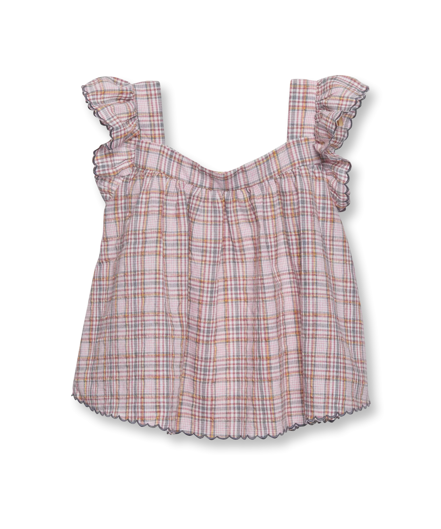 Ruffle Peasant Top