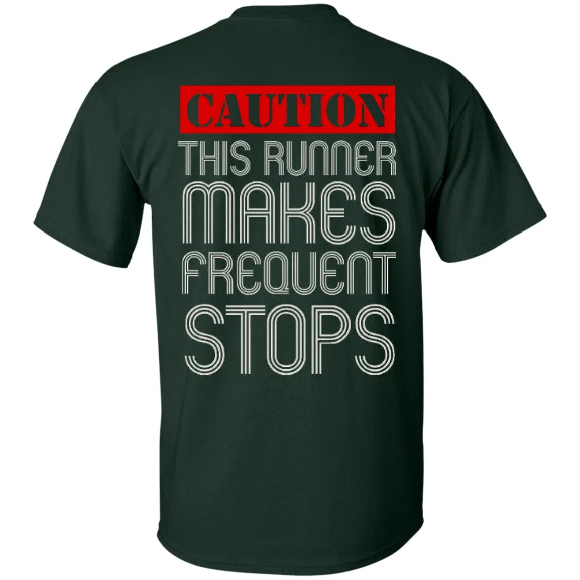 Runner Caution Unisex Short Sleeve Tee