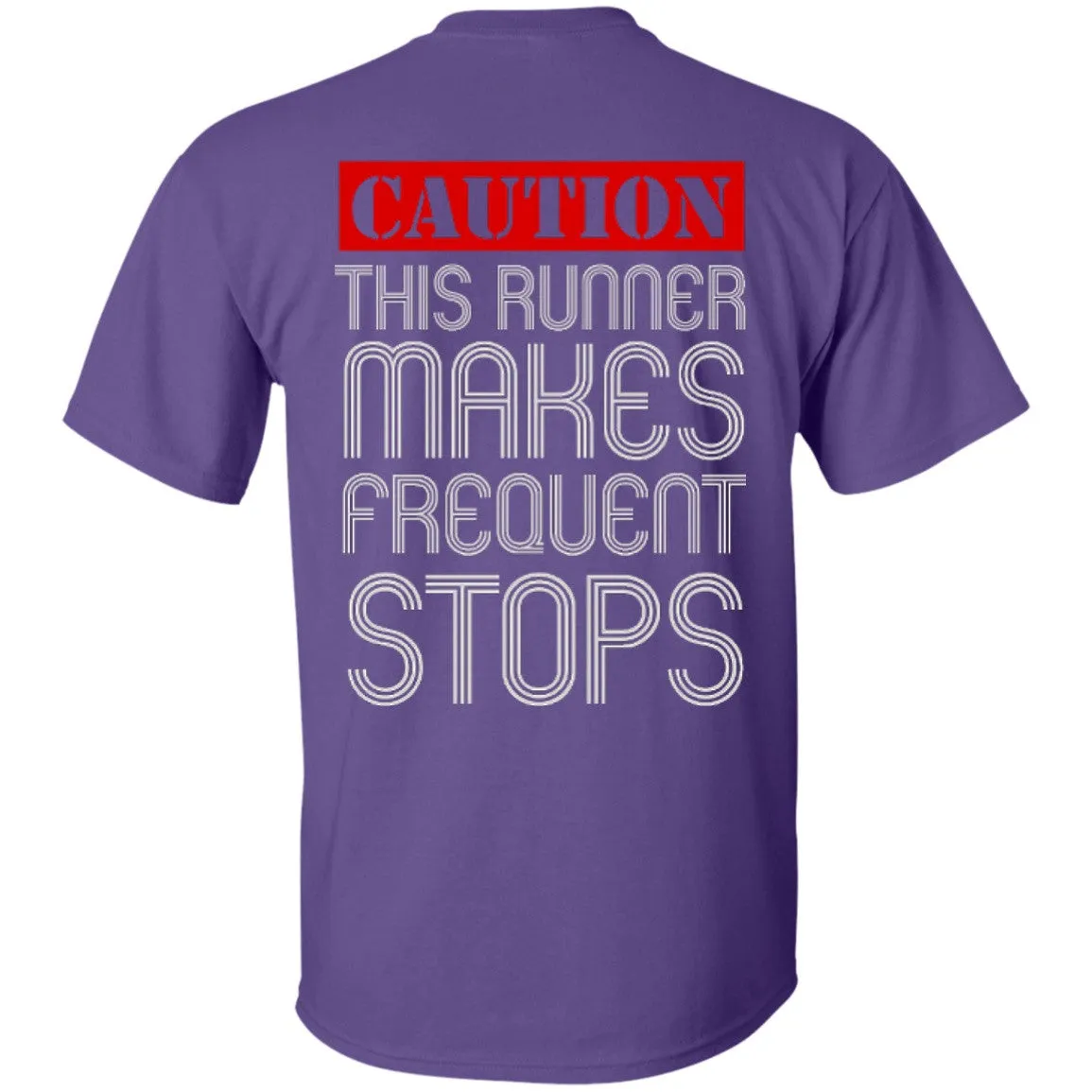 Runner Caution Unisex Short Sleeve Tee