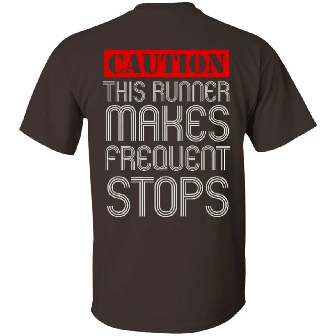 Runner Caution Unisex Short Sleeve Tee