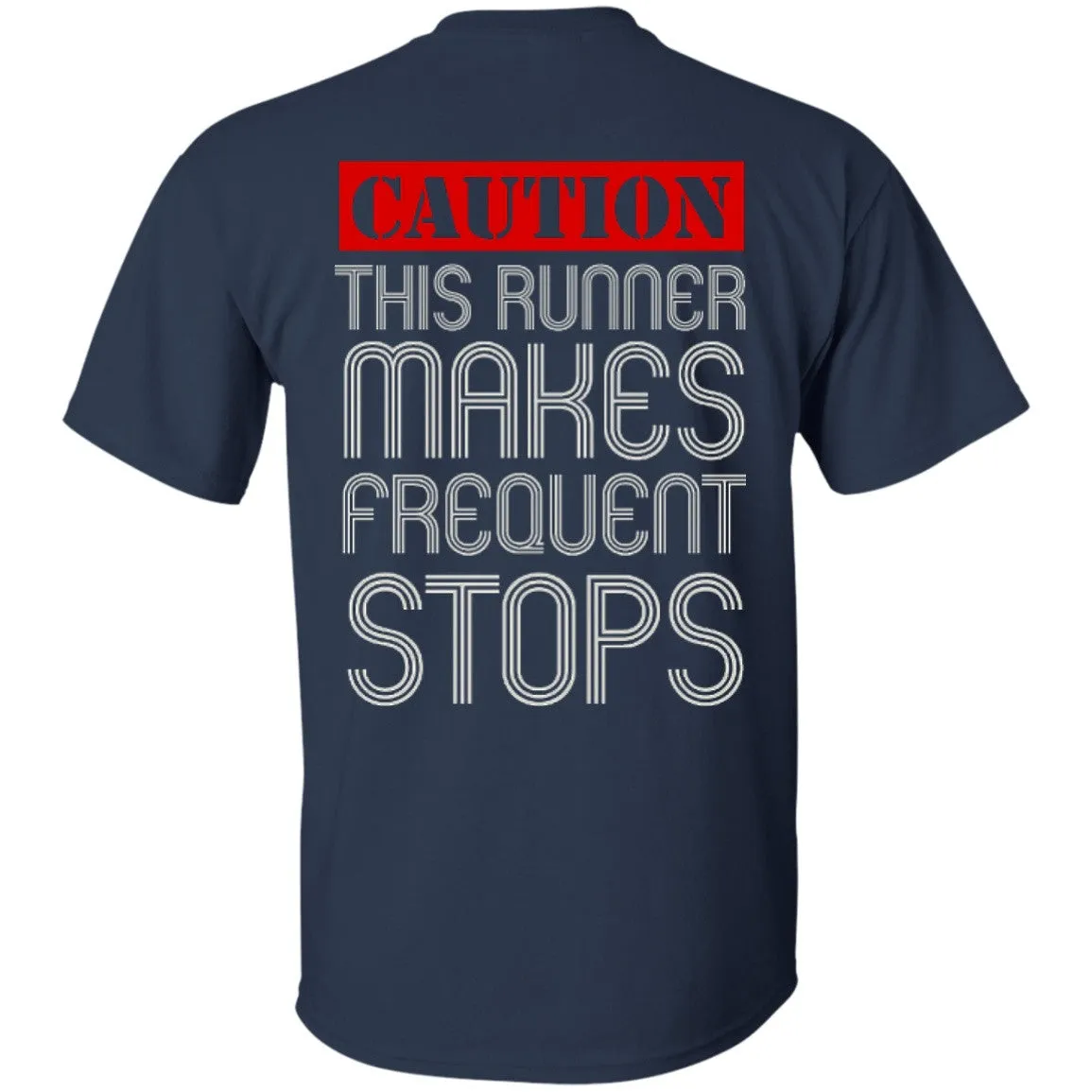 Runner Caution Unisex Short Sleeve Tee