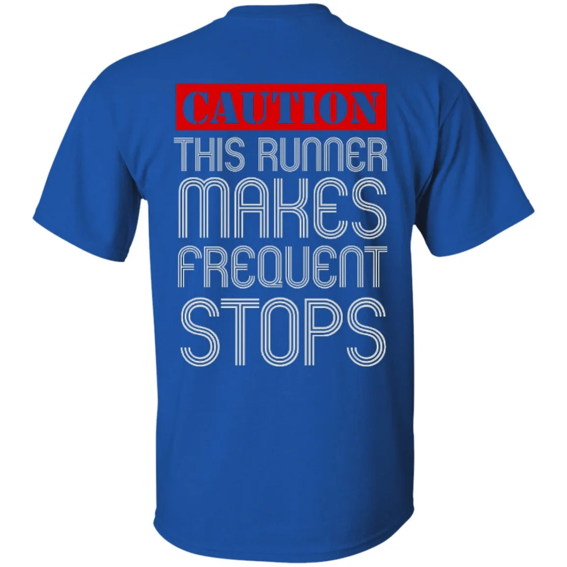 Runner Caution Unisex Short Sleeve Tee