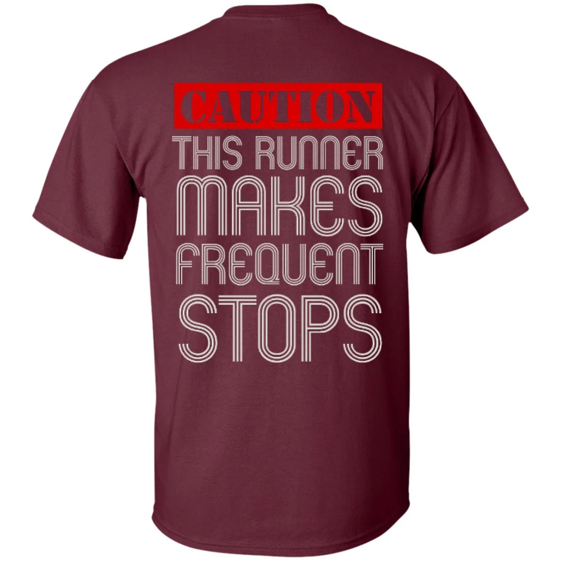 Runner Caution Unisex Short Sleeve Tee