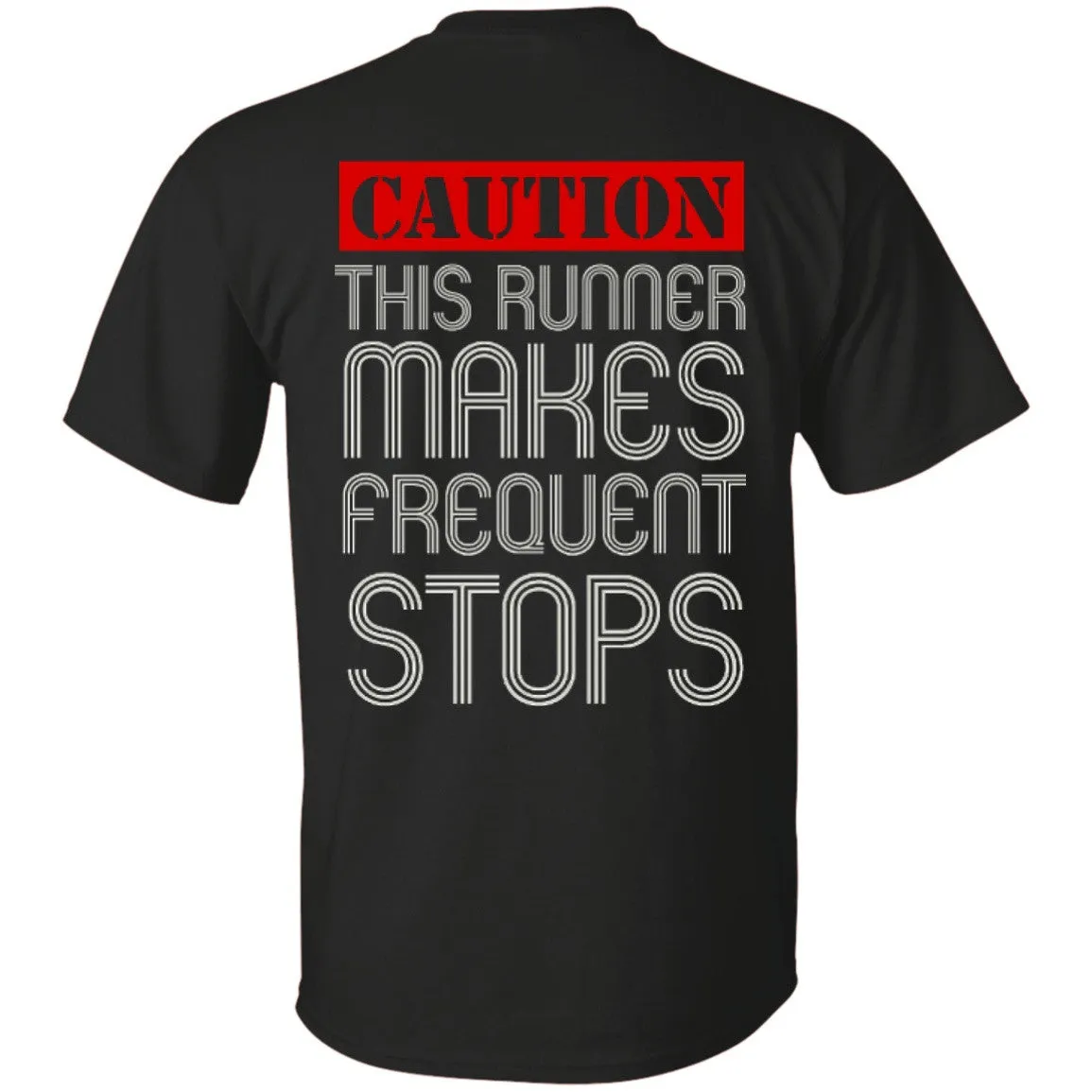 Runner Caution Unisex Short Sleeve Tee