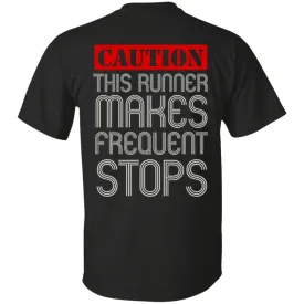 Runner Caution Unisex Short Sleeve Tee
