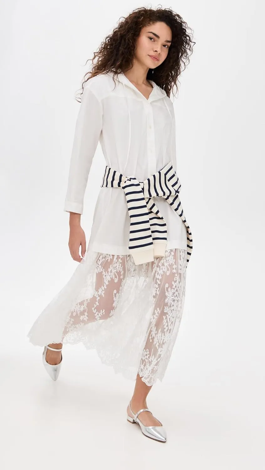 Sea Women's Marja Embroidery Hoodie Dress
