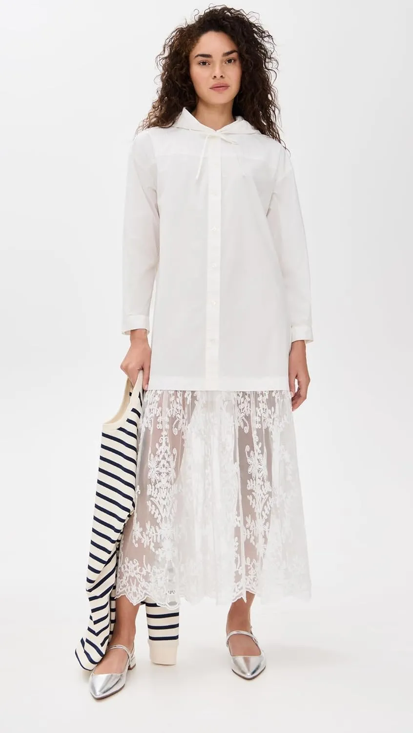 Sea Women's Marja Embroidery Hoodie Dress