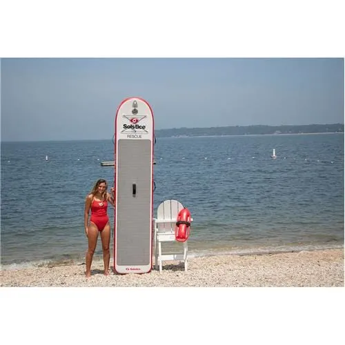 Solstice 10' Inflatable Rescue Board - Red