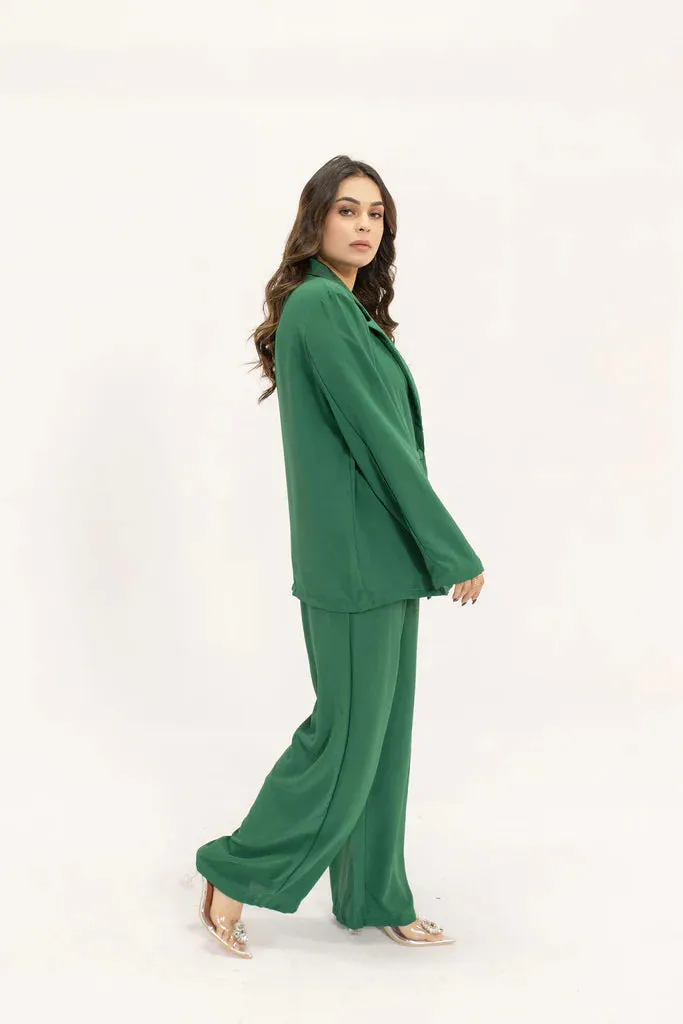 Spring Summer 24 - Safiya Green Double Breasted Suit
