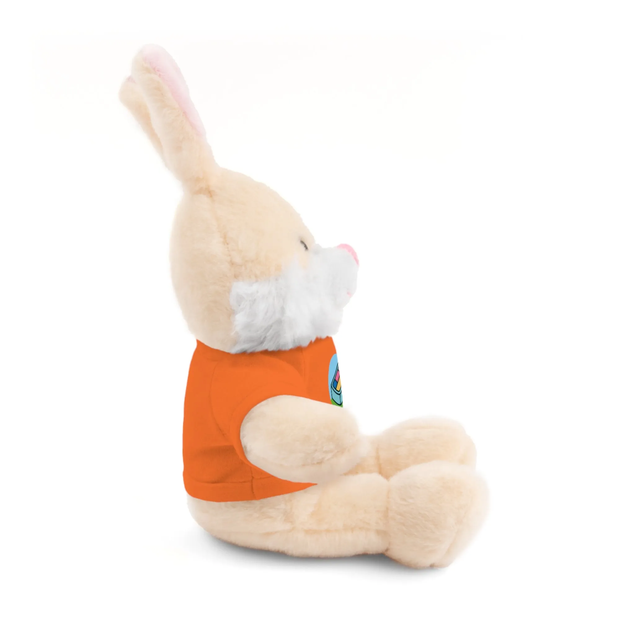 Stuffed Bunny with Logo Tee