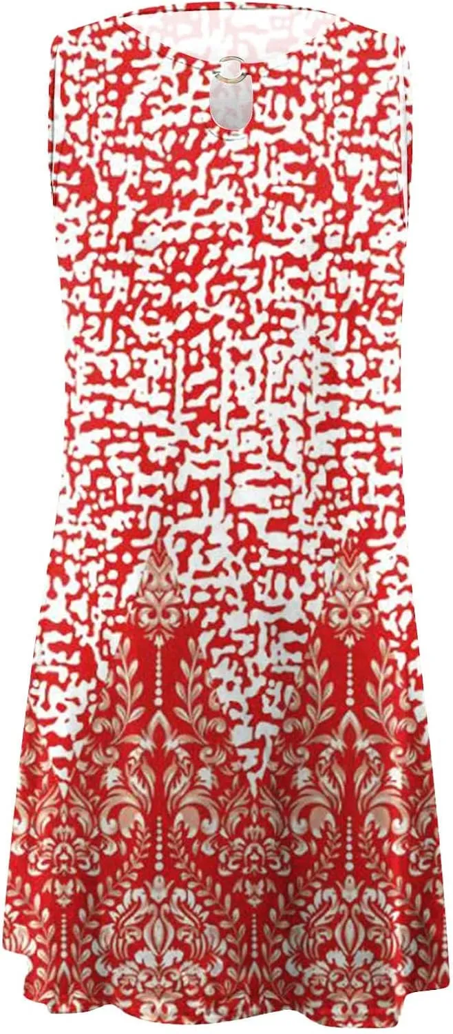 Summer Beach Dresses for Women 2025 Vacation Casual Cotton Sundress, Boho Sundress, Cruise Wear, Hawaiian Dresses