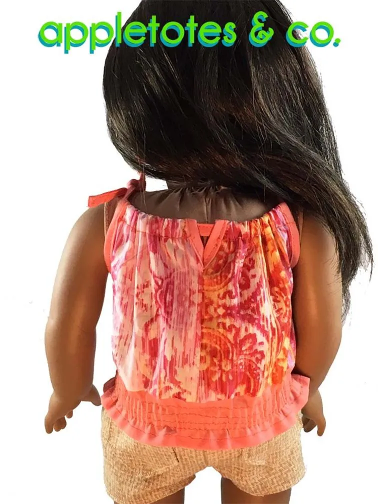 Tribeca Blouse Sewing Pattern for 18" Dolls