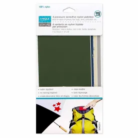 UNIQUE SEWING Nylon Patches Assorted Earth Tones - 10 x 15cm (4" x 6") - 4pcs