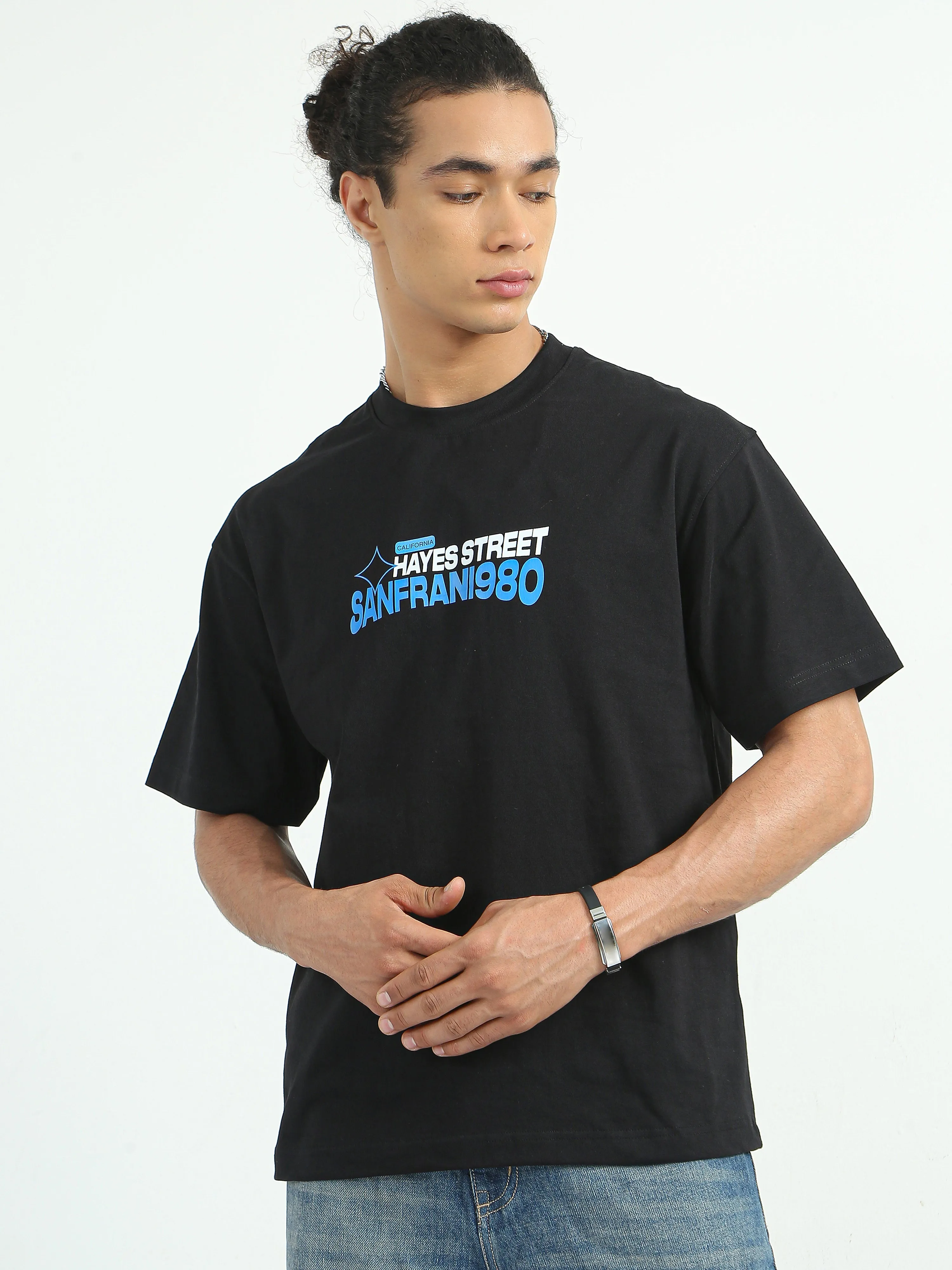 Vel - Printed Tshirt - Black