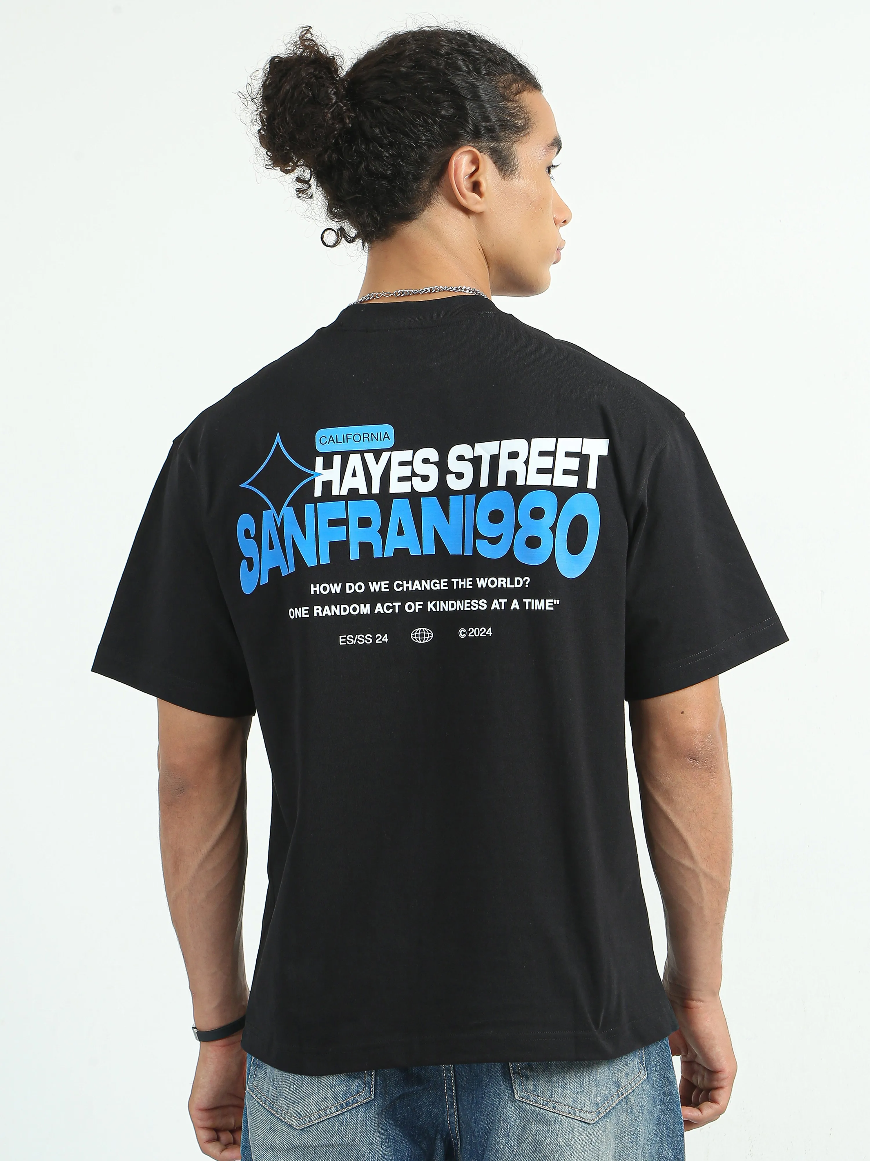 Vel - Printed Tshirt - Black