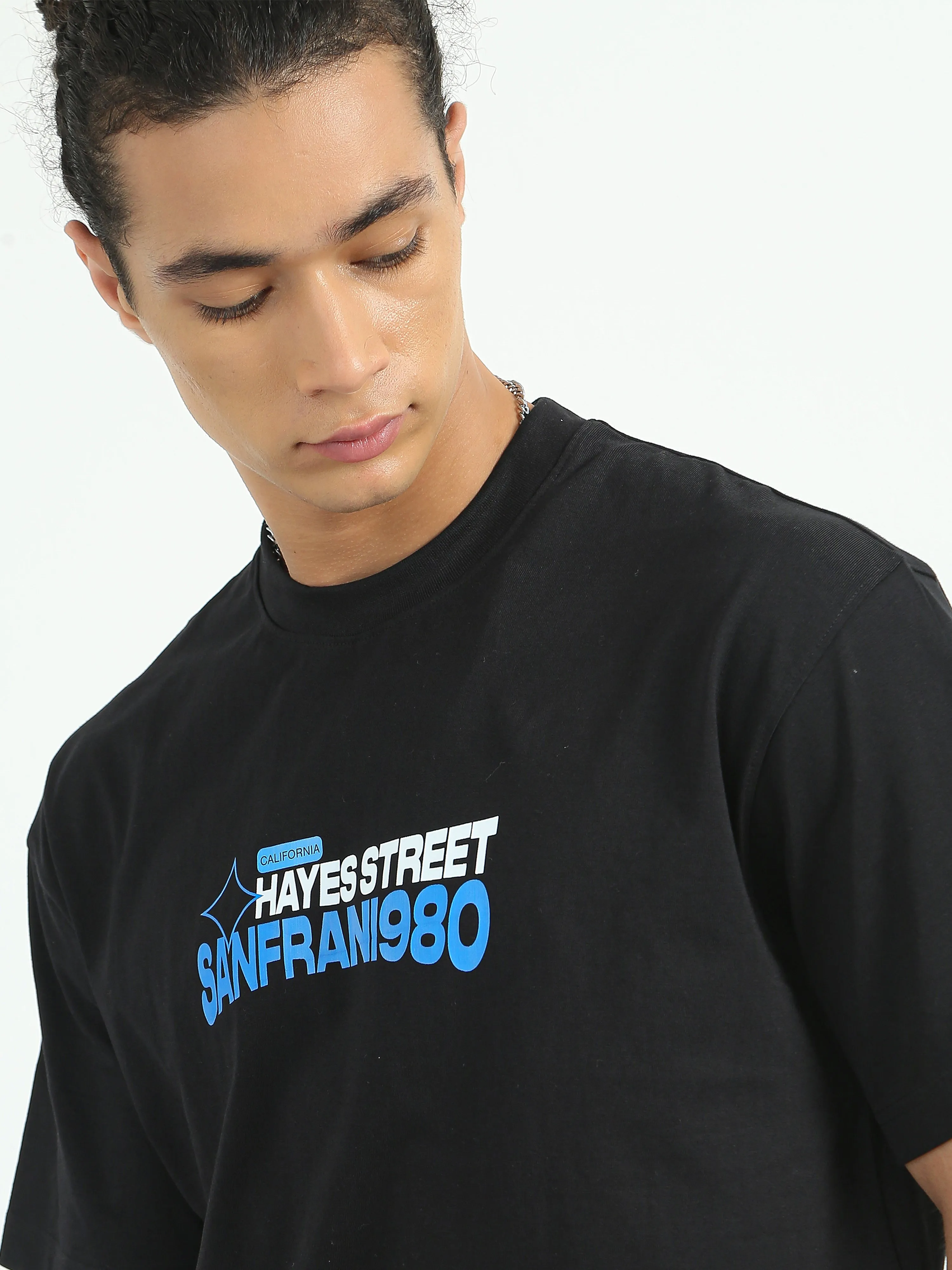Vel - Printed Tshirt - Black