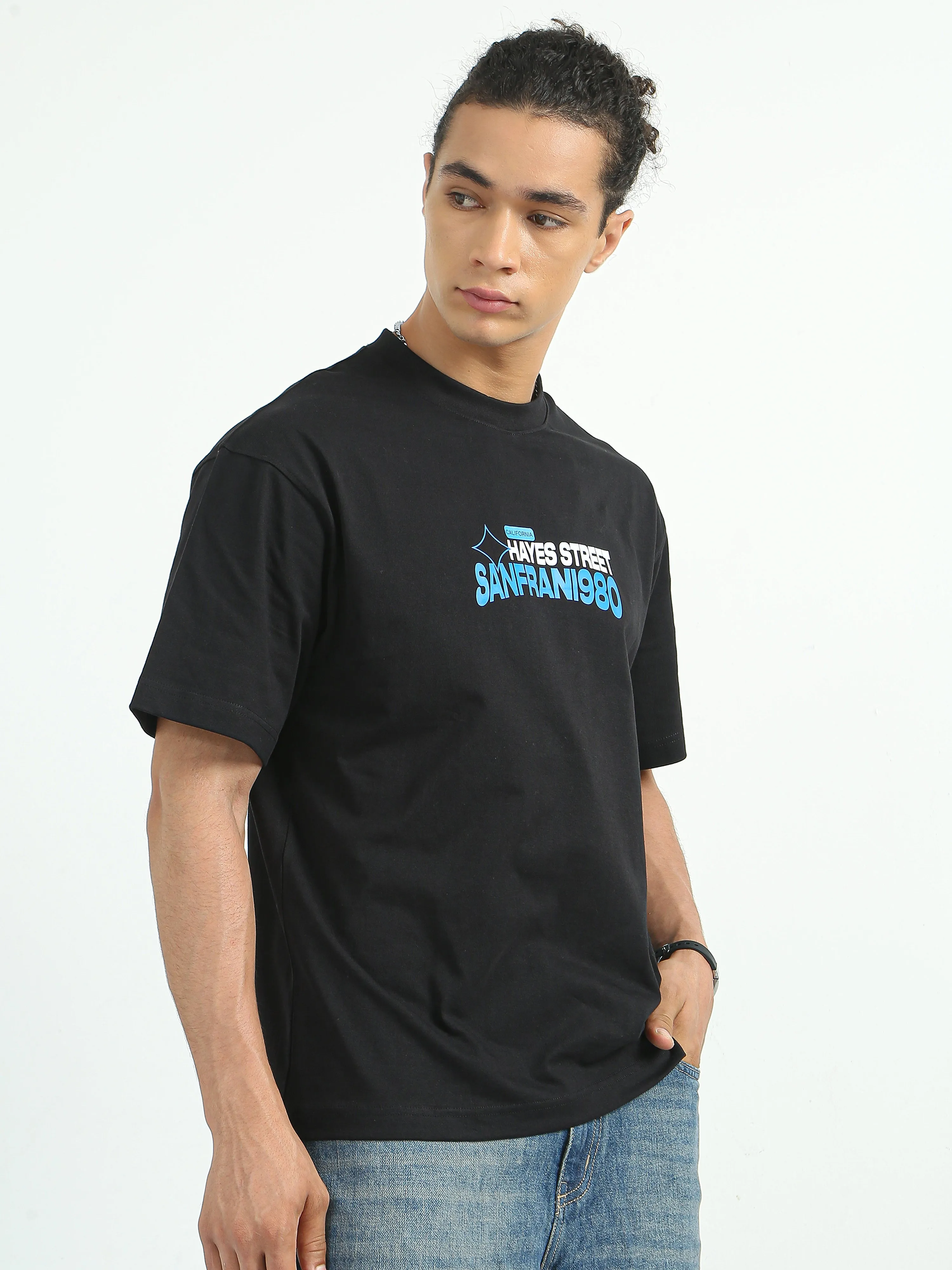 Vel - Printed Tshirt - Black