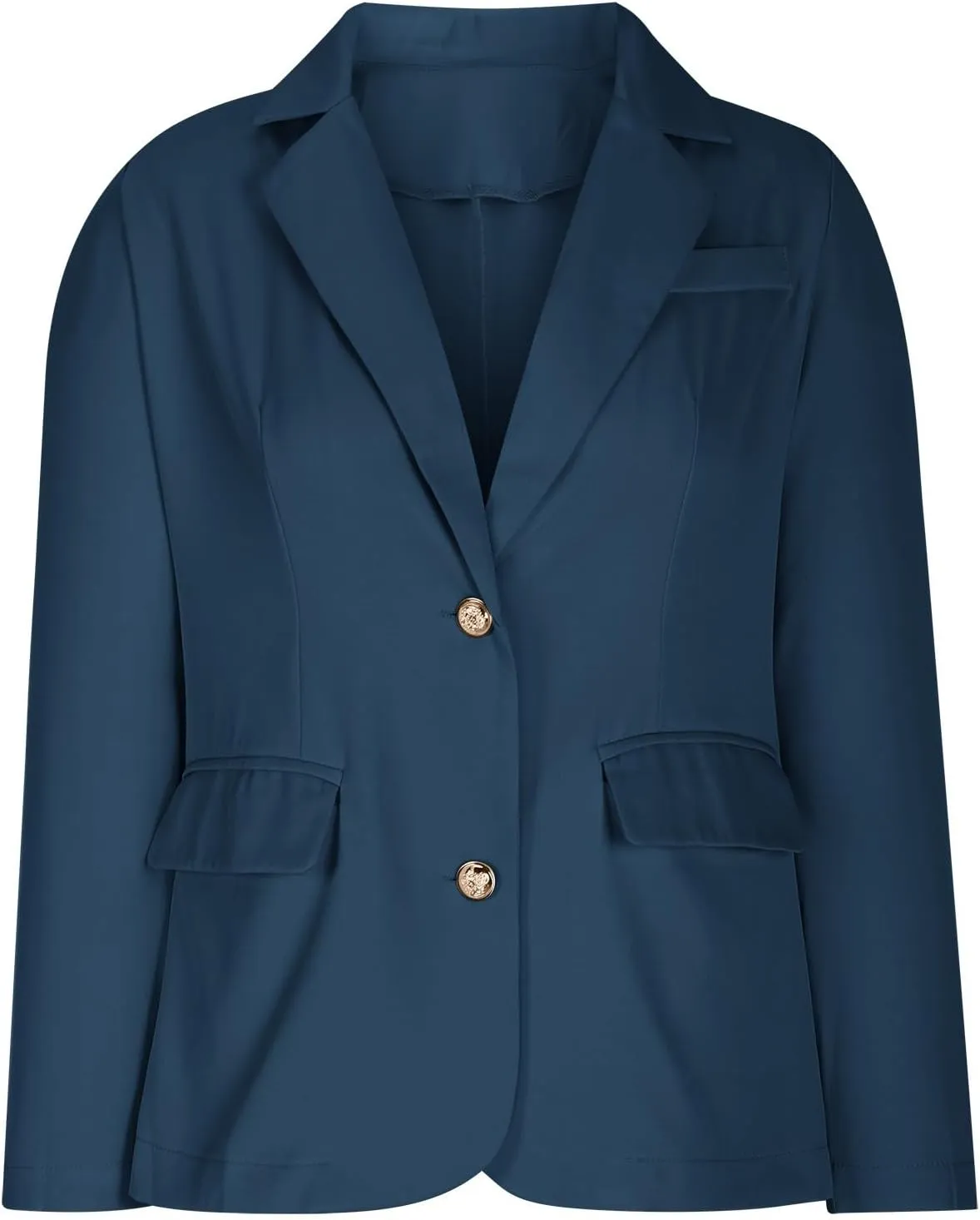 Womens Blazer for Work Casual Spring Office Long Sleeve Fall Business Blazer Oversized Open Front Loose Jackets Outwear